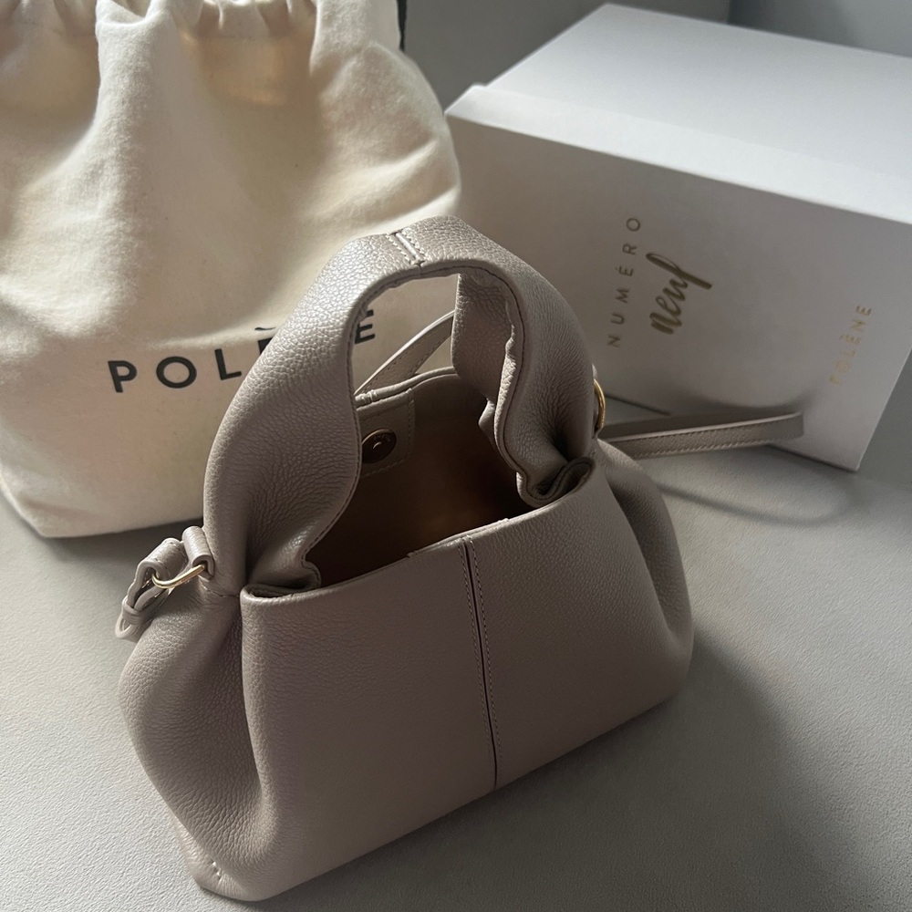 Polene numero neuf mini Bag in Taupe